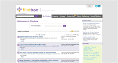 Desktop Screenshot of flintbox.com