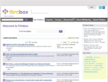 Tablet Screenshot of flintbox.com