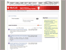 Tablet Screenshot of mcgill.flintbox.com